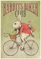 Rabbits Biker Club by Mike Koubou thumbnail