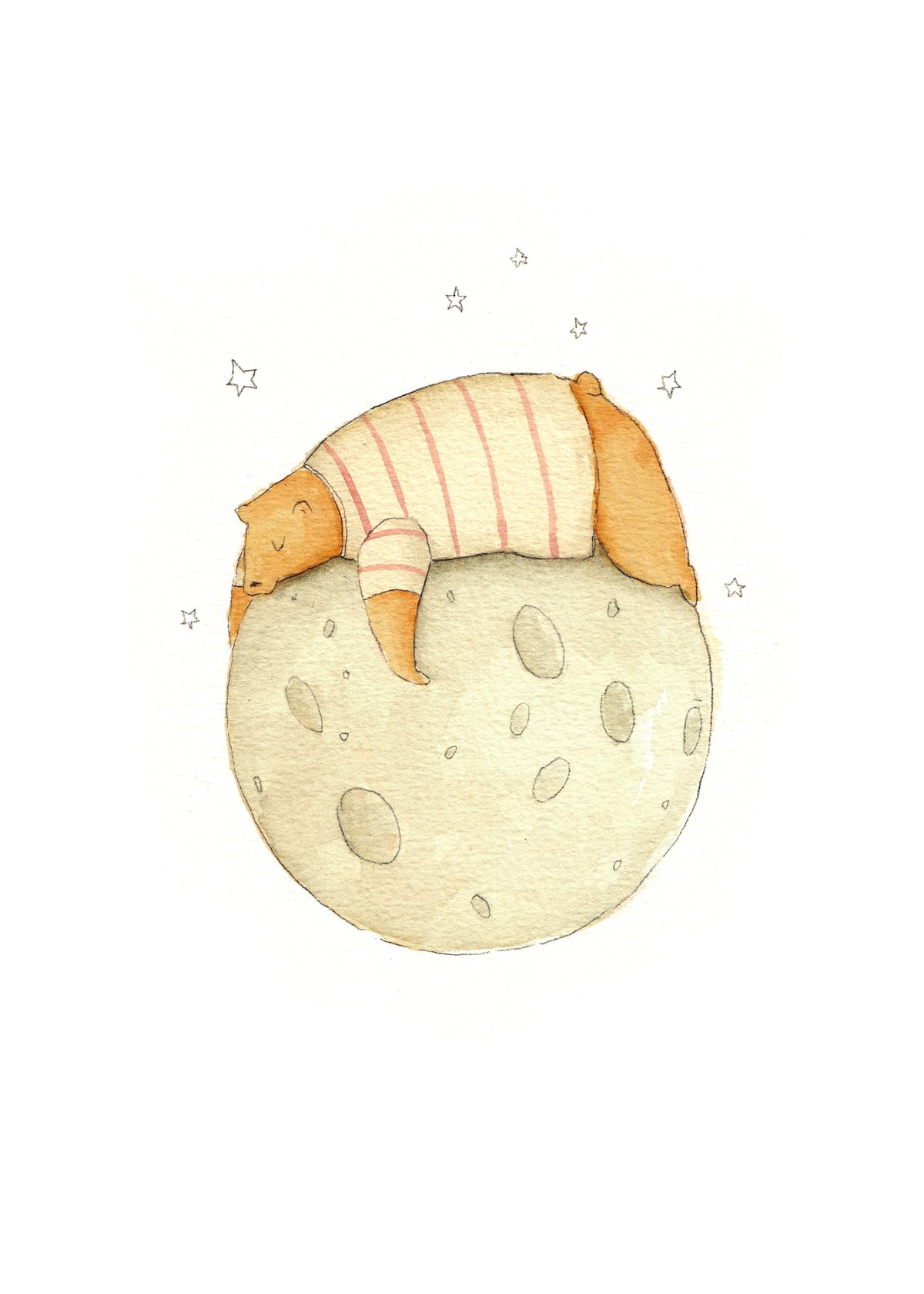 Sleep on the moon by Mike Koubou