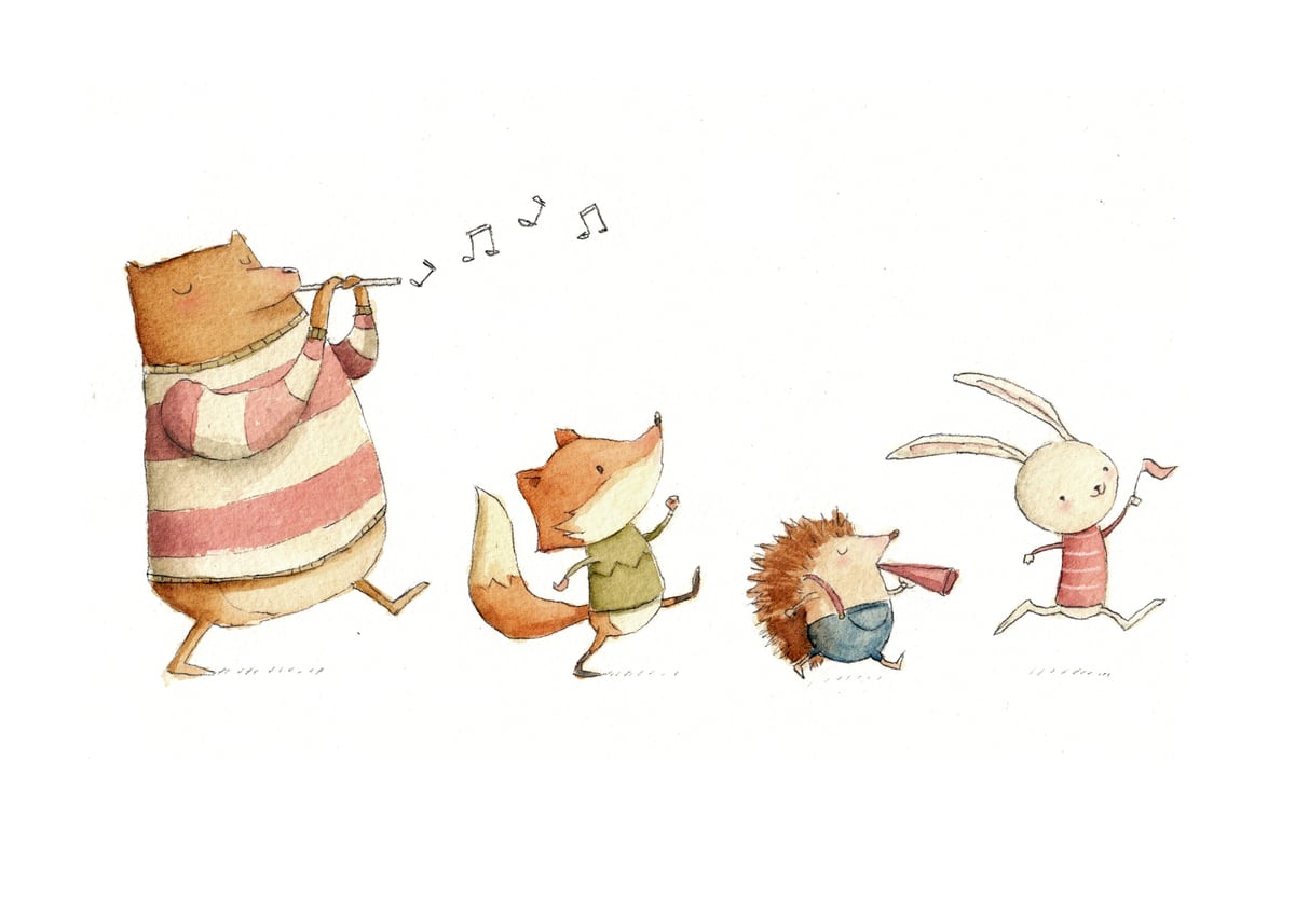 Happy Friends by Mike Koubou