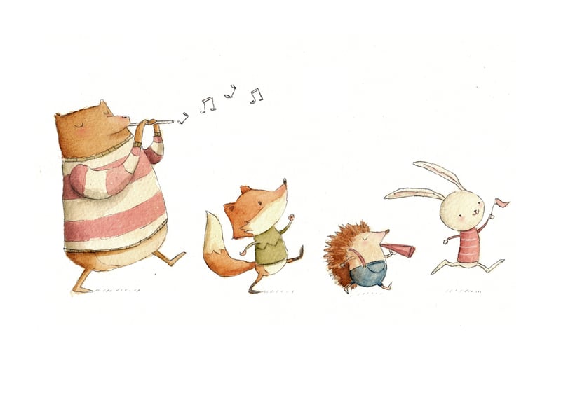 Happy Friends by Mike Koubou