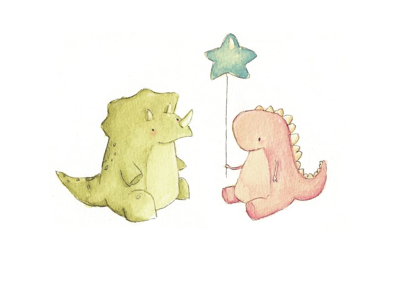 Dino Friends by Mike Koubou