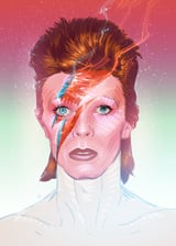 David Bowie Ziggy Stardust by Nikita Abakumov thumbnail