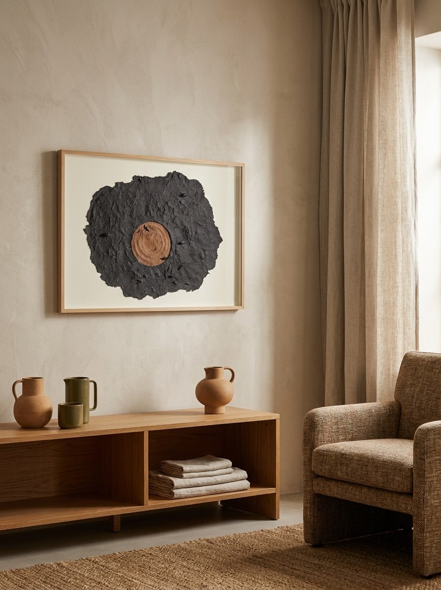 Nane Wenhammar's work in a styled room