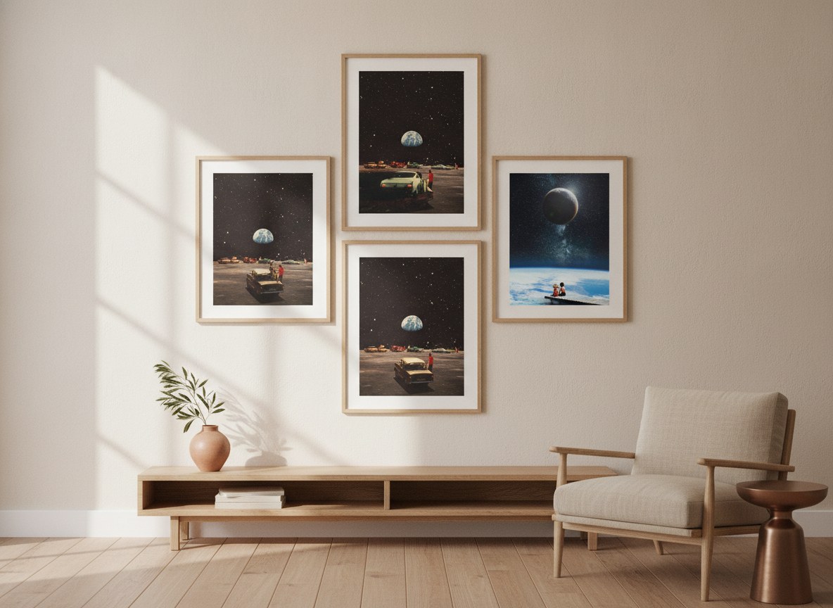 Beyond Terrestrial Shores — gallery wall