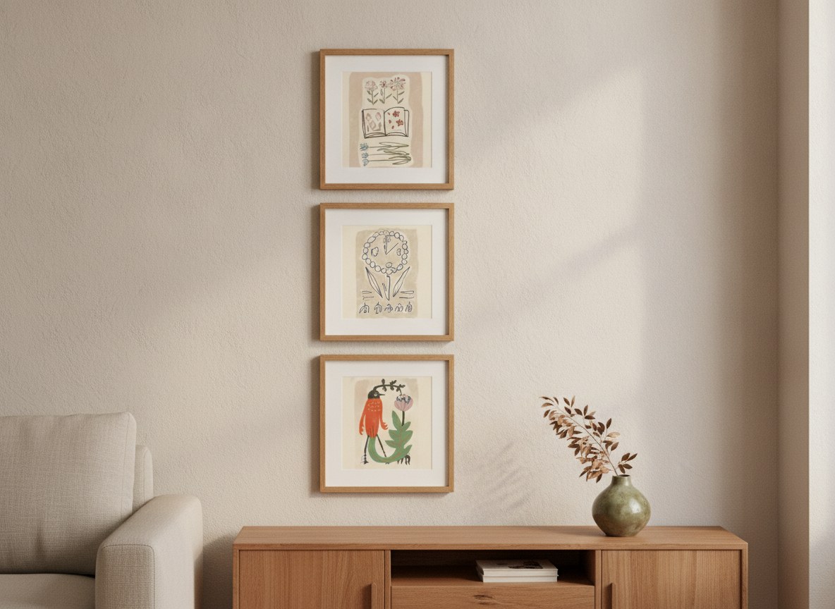 Botanical Studies — gallery wall
