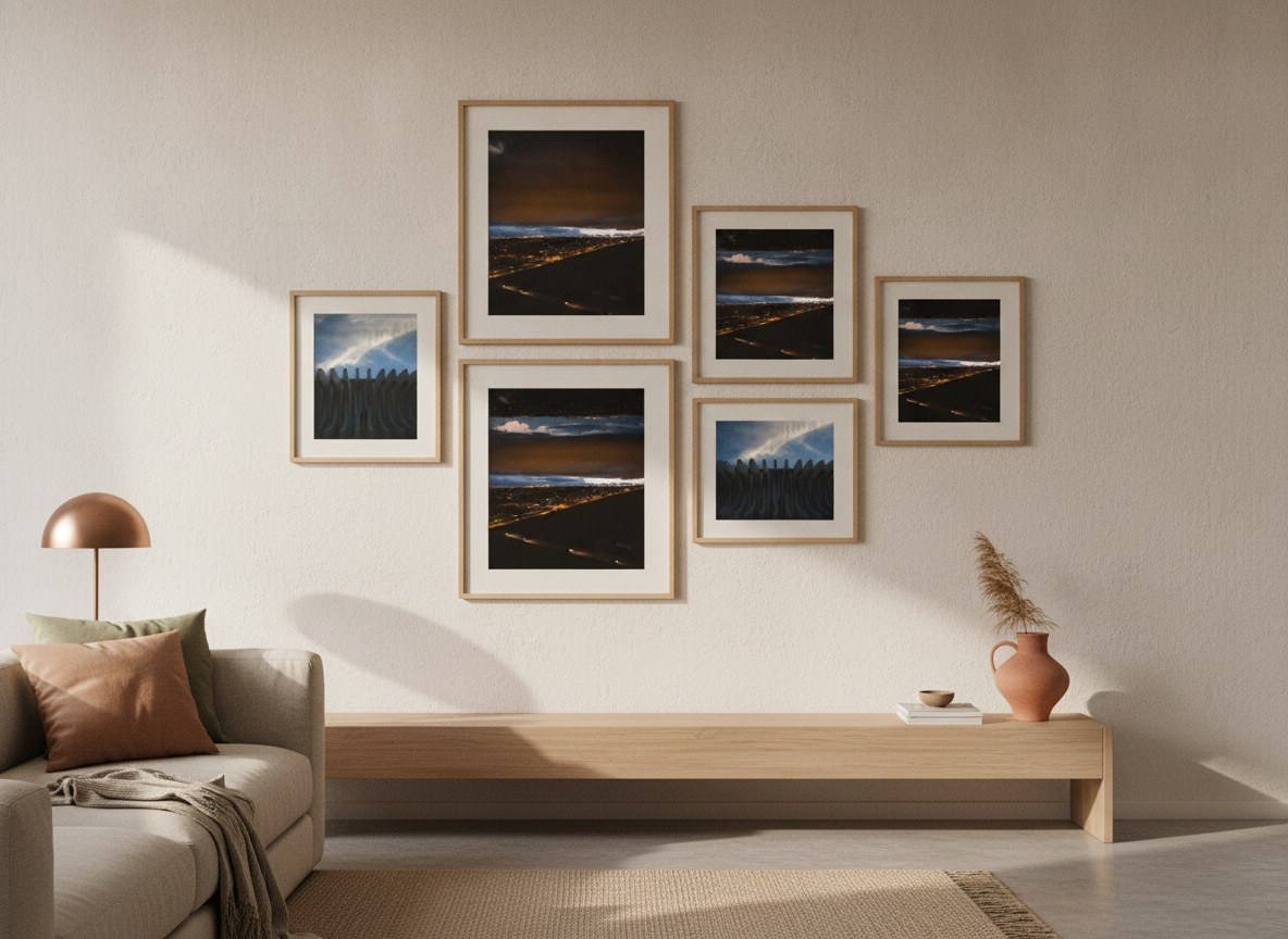 Celestial Horizons — gallery wall