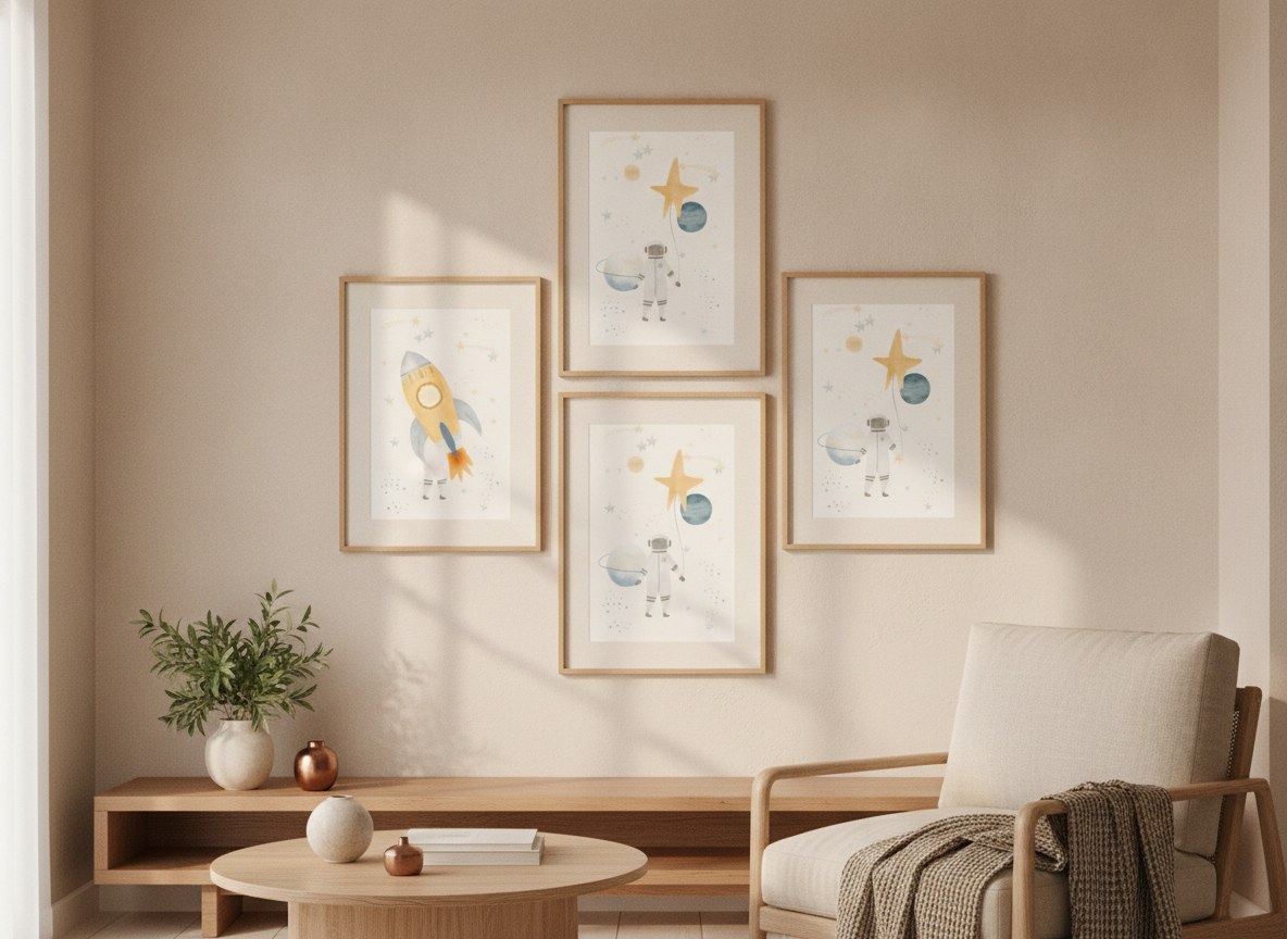 Cosmic Journeys — gallery wall