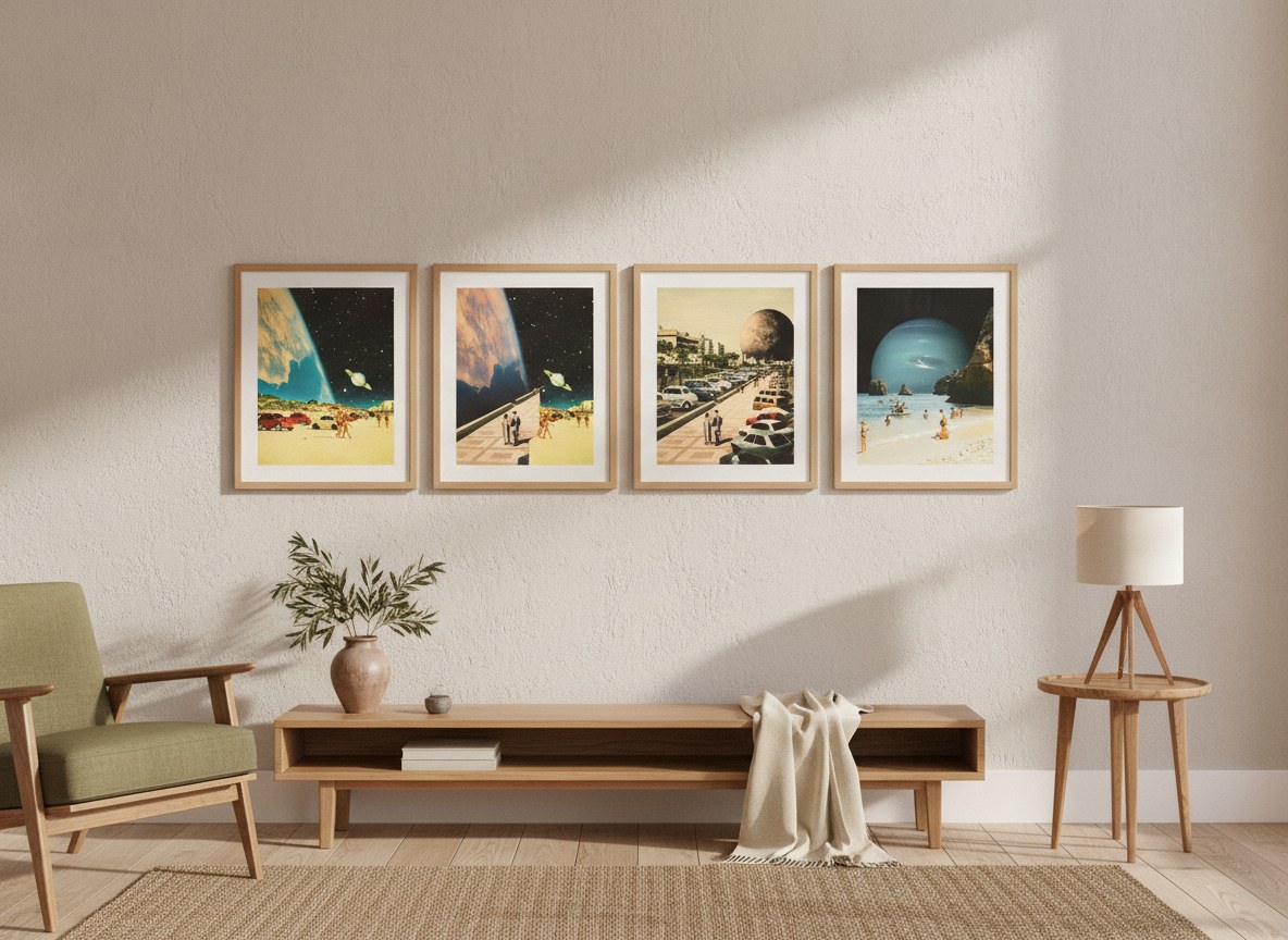 Cosmic Wanderlust — gallery wall