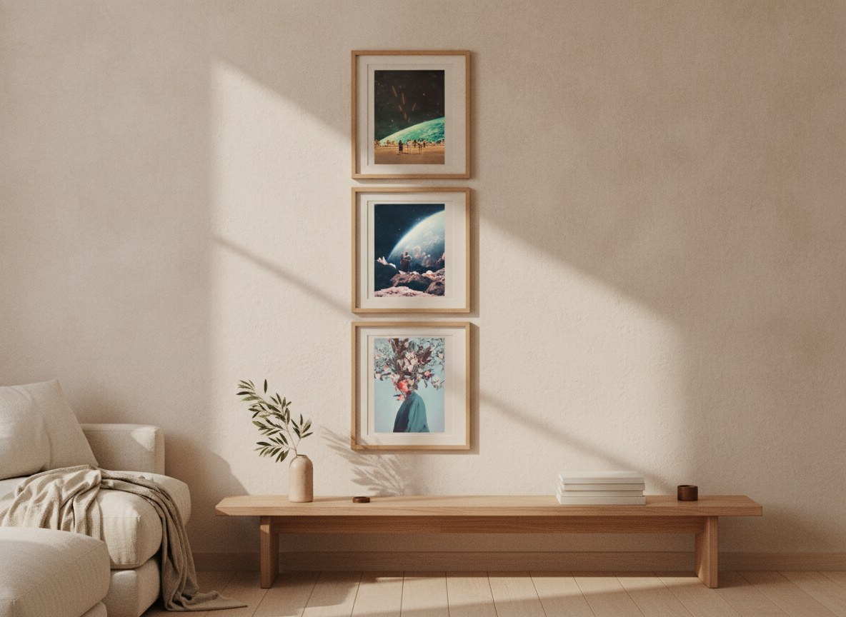 Enigmatic Figures — gallery wall