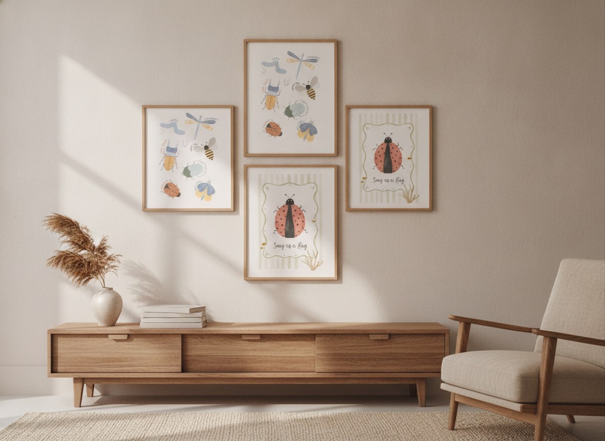 Garden Whimsy — gallery wall