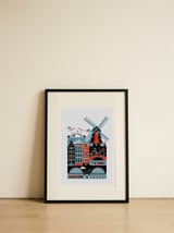 Amsterdam — framed, leaning against the wall thumbnail