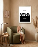 NOW framed in a tender room thumbnail