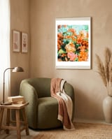 Blush Garden framed in a tender room thumbnail