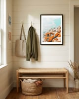 Santorini V2 framed in a relaxed room thumbnail