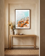 Santorini V2 framed in a welcoming room thumbnail