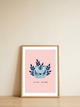 Wild Kitty — framed, leaning against the wall thumbnail