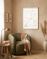 Gold And Marble framed in a tender room thumbnail