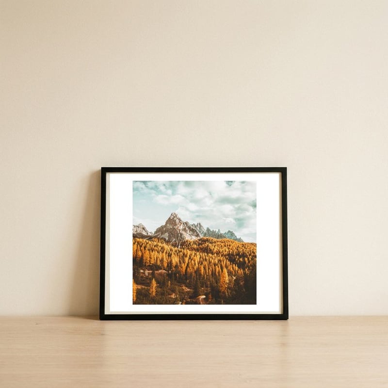 Let's Get Lost — framed, leaning against the wall