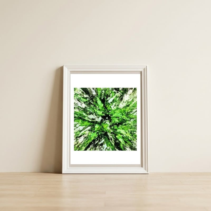 Splash — framed, leaning against the wall
