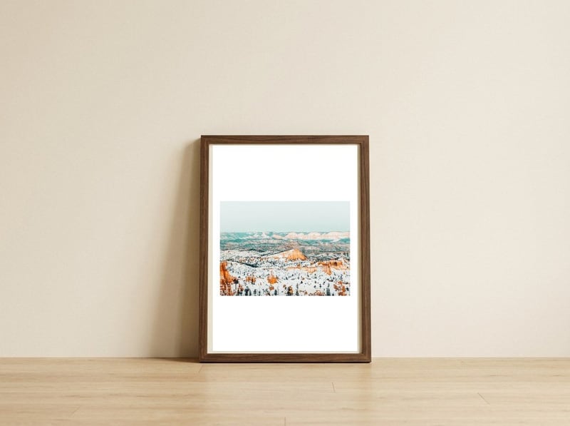 Travel Often — framed, leaning against the wall