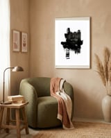 Brushstroke Art #2 framed in a tender room thumbnail