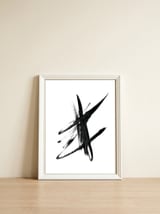 Dynamic Strokes #3 — framed, leaning against the wall thumbnail