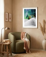 Underwater Planet framed in a tender room thumbnail