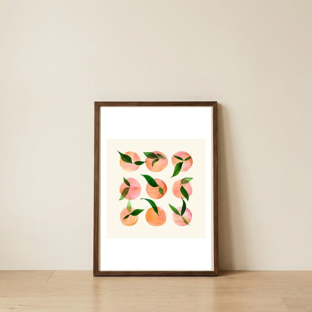 Wild Orchard — framed, leaning against the wall