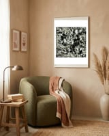 Grey Footprints framed in a tender room thumbnail