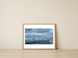 Estuary Reflection — framed, leaning against the wall thumbnail