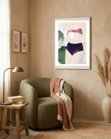 Beach framed in a tender room thumbnail