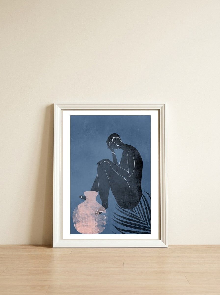 Greece - Listen To My Inner Own Voice — framed, leaning against the wall