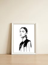 Portrait #1 — framed, leaning against the wall thumbnail