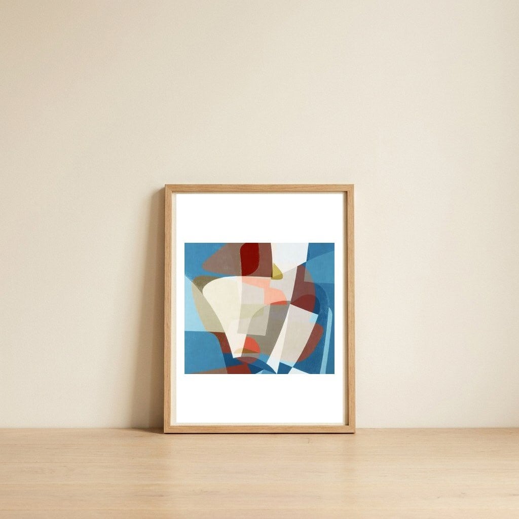 Lightness — framed, leaning against the wall