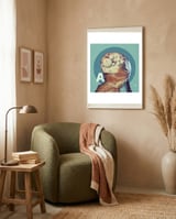 A Is To B framed in a tender room thumbnail