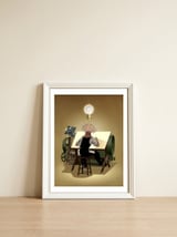 The aspirant to draftsman — framed, leaning against the wall thumbnail