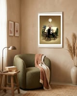 The aspirant to draftsman framed in a tender room thumbnail