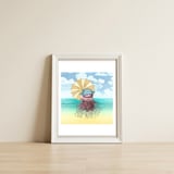 Summer Promenade — framed, leaning against the wall thumbnail