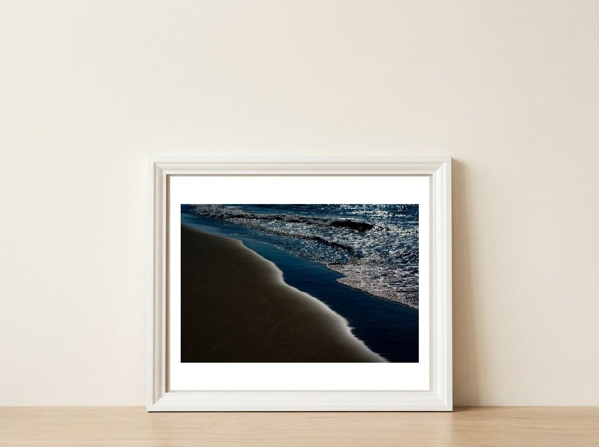 Seaside #6 — framed, leaning against the wall
