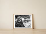 Skater ramp under the bridge — framed, leaning against the wall thumbnail