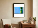 Green windows framed in a focused room thumbnail