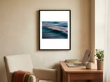The Uniqueness of Waves XV framed in a focused room thumbnail