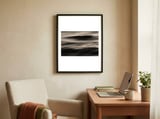 The Uniqueness of Waves XII framed in a focused room thumbnail