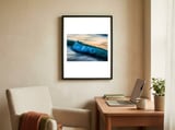 The Uniqueness of Waves XI framed in a focused room thumbnail