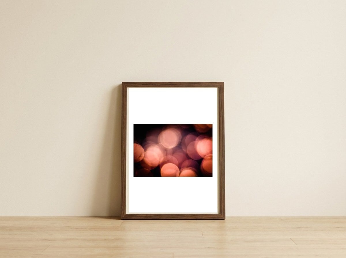 Light on Water — framed, leaning against the wall