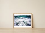 White Splash — framed, leaning against the wall thumbnail