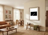 Black and White framed in a grounding room thumbnail