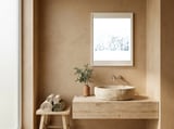 Syrian Thistle framed in a serene room thumbnail