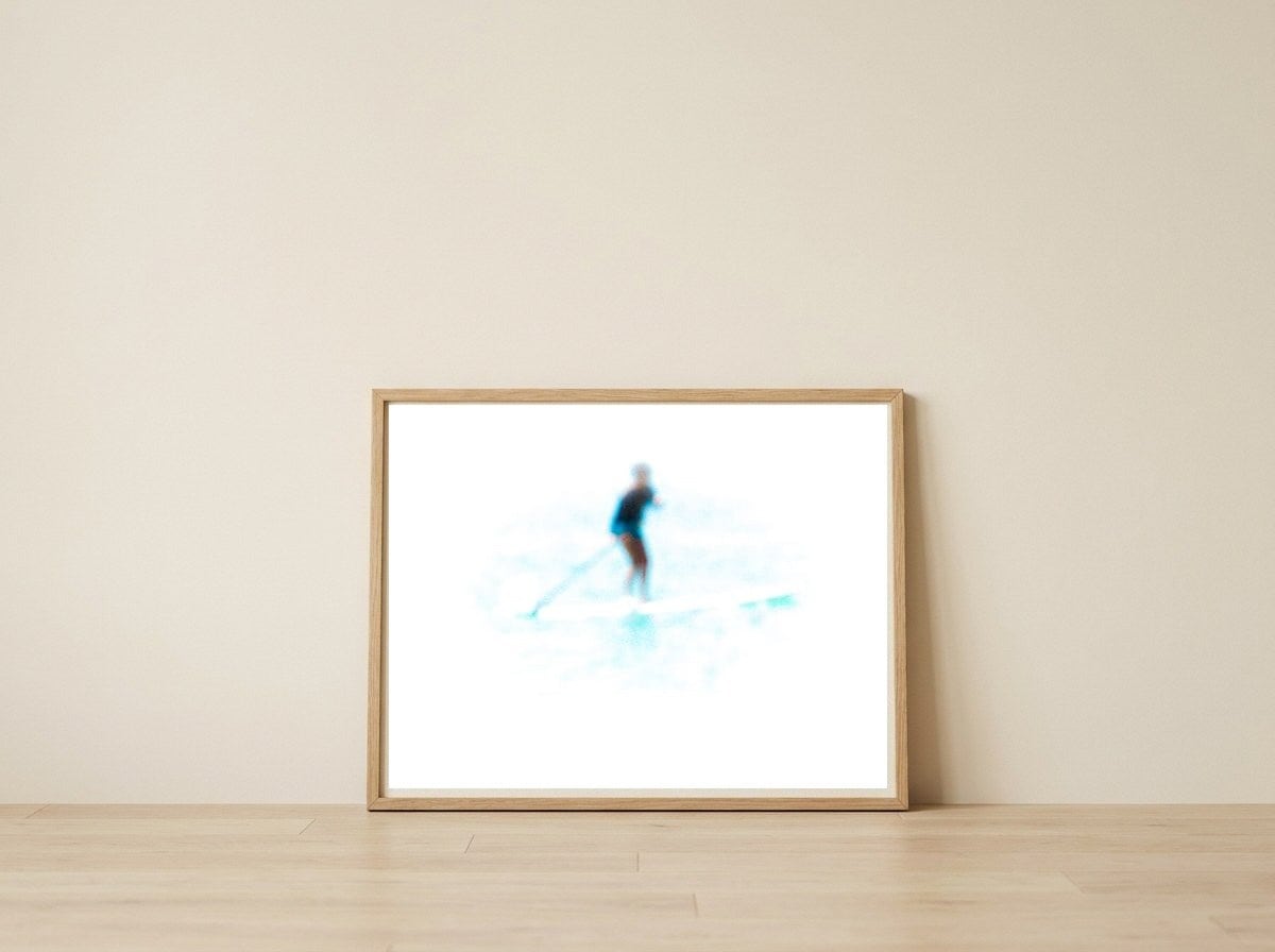 Sdot Yam beach — framed, leaning against the wall