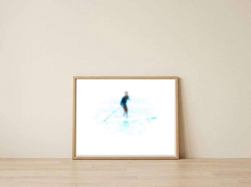 Sdot Yam beach — framed, leaning against the wall